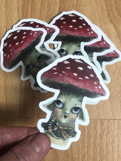 Mushroom sticker