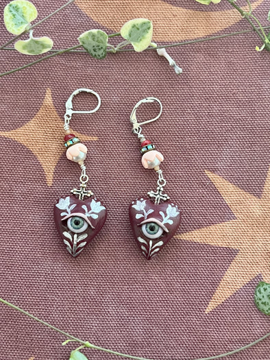 Soulful Heart Eye earrings
