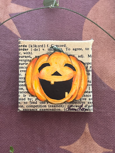 Jolly Jack o Lantern brooch