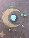 Pumpkin orb weaver spider brooch #3