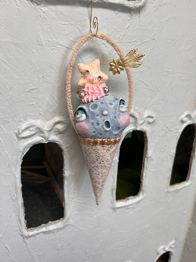 Blue Moon Ice Cream Ornament