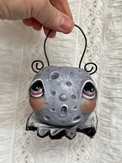 Moon Trick or Treat Ornament