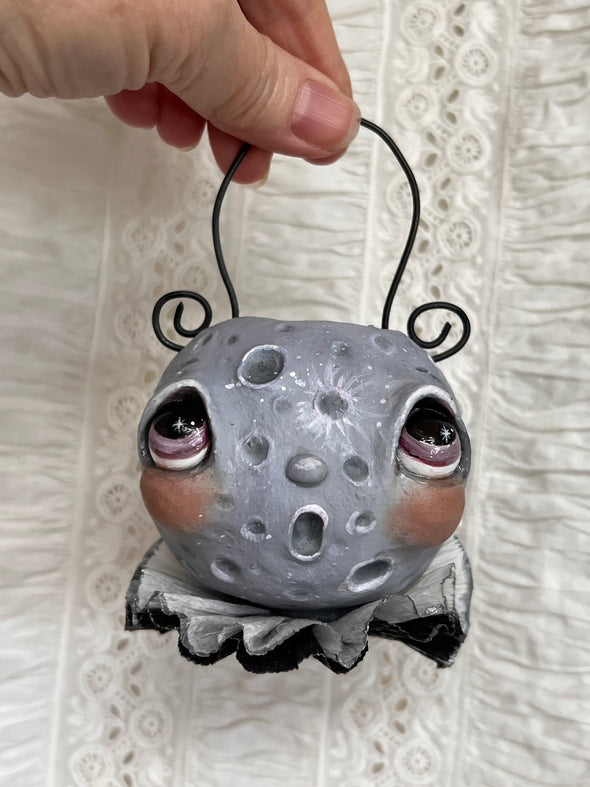 Moon Trick or Treat Ornament