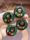 Fairytale Folkart Floral earrings