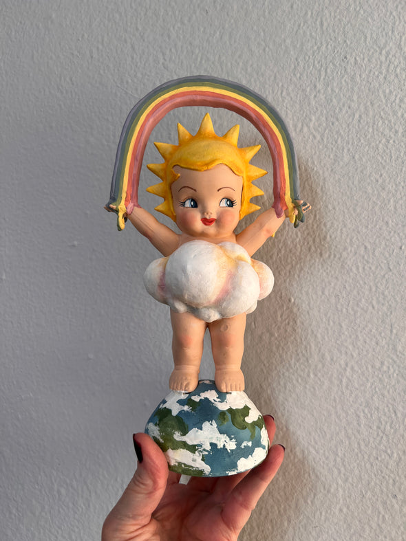 Life is a Rainbow Kewpie Doll