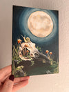 Halloween A Full Moon Night painting