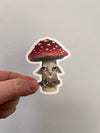 Mushroom sticker