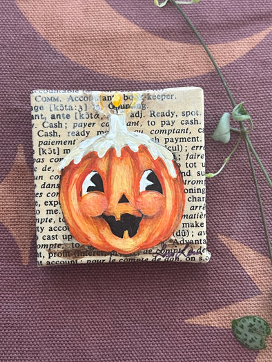Sparky Jack o Lantern brooch