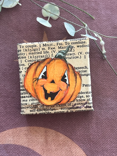 Cheeky Jack o Lantern brooch